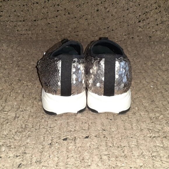 Méliné-MELINE-Black/Gray Sequins Loafers-Italy-Sz 38-Excellent - Picture 6 of 8